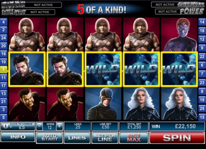 X-Men Slots